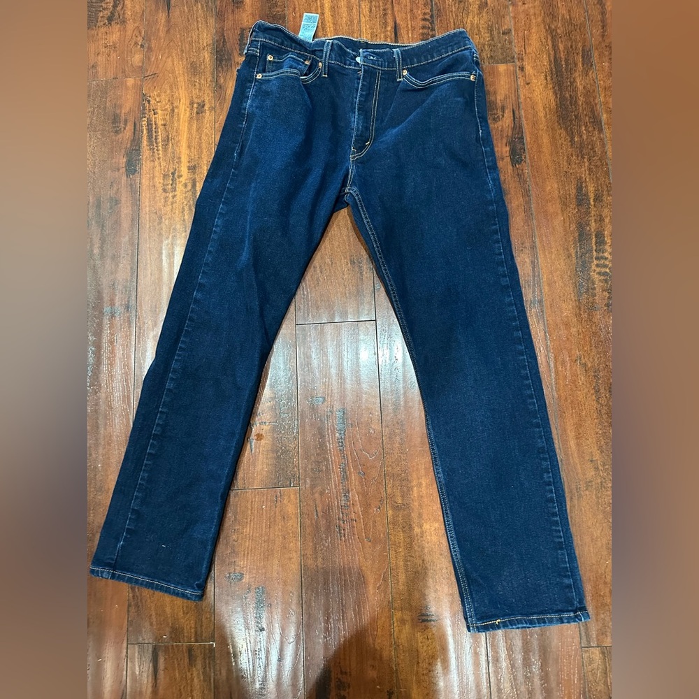 Levi's 513  Men’s 34x32 Dark Indigo Straight Jeans